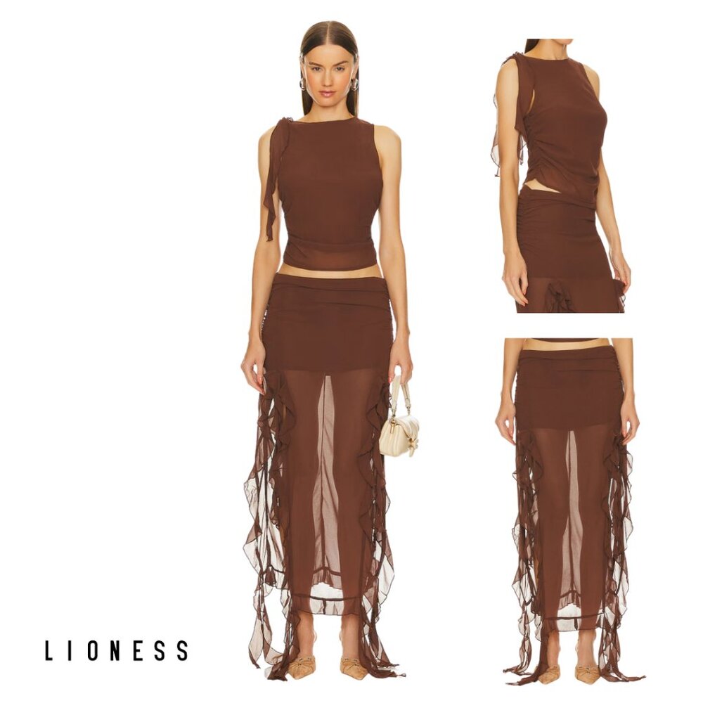 LIONESS Rendezvous Maxi Skirt & Top